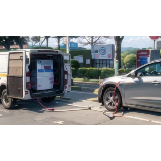 Borne de recharge mobile à stockage d'énergie 11,5 kWh / 20 kW