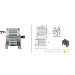 Générateur à aimant permanent  24volts  800w